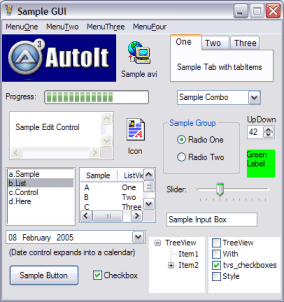 Click to view AutoIt 3.3.8.1 screenshot