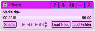 More information about "zPlayer - a small audio and video player based on winmm.dll"