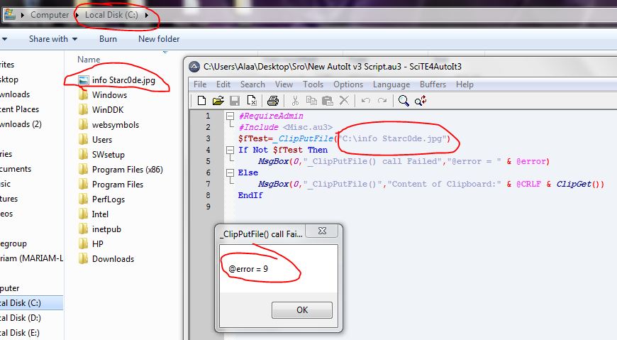 Clipputfile Error9 Autoit General Help And Support Autoit Forums 3270