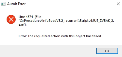 Autoit error unable to open the script file как исправить на виндовс 10